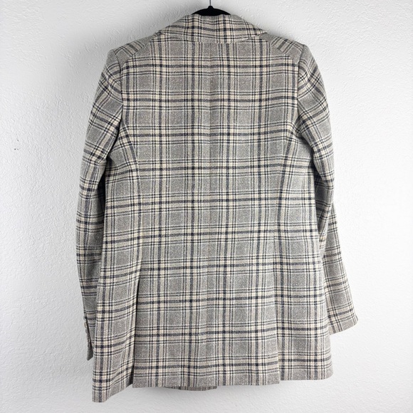 Veronica Beard Oria Double Breasted Dickey Jacket Blazer Black Tan Size 2 - Picture 6 of 10